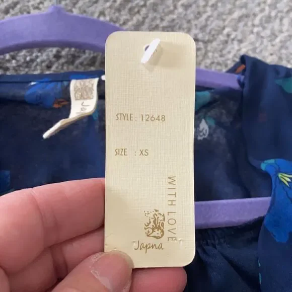 NWT Japna beautiful romper with front surplice top - Picture 10 of 10